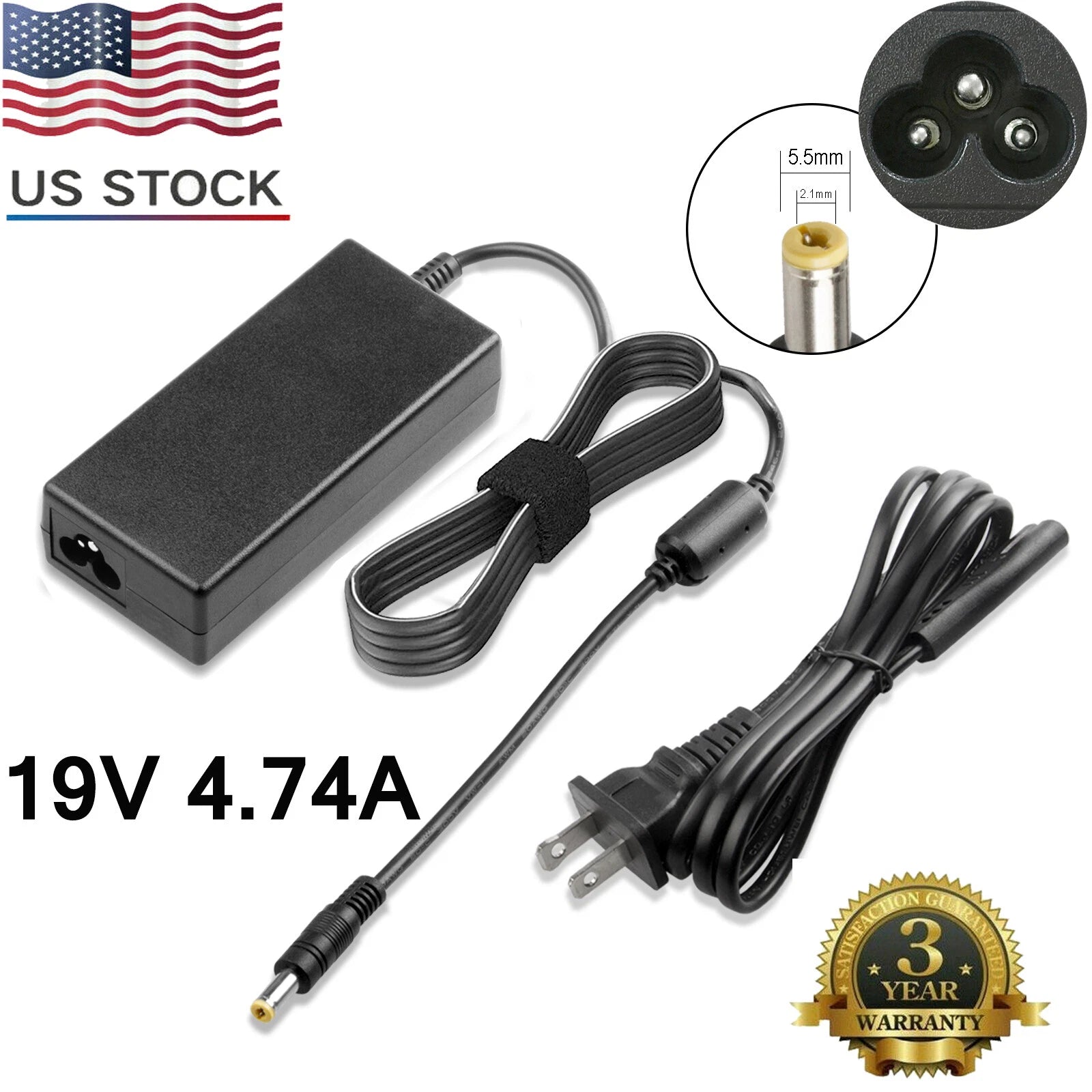 90W AC Adapter Charger For BA-301 Inogen One G2 G3 Oxygen Concentrator Power NEW