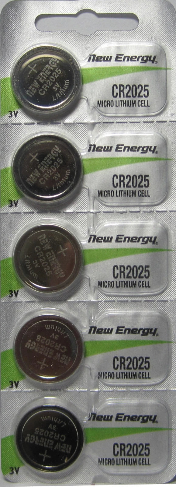 5 New Energy CR2025 Lithium Button Cell Battery for Digital Scales Calculators