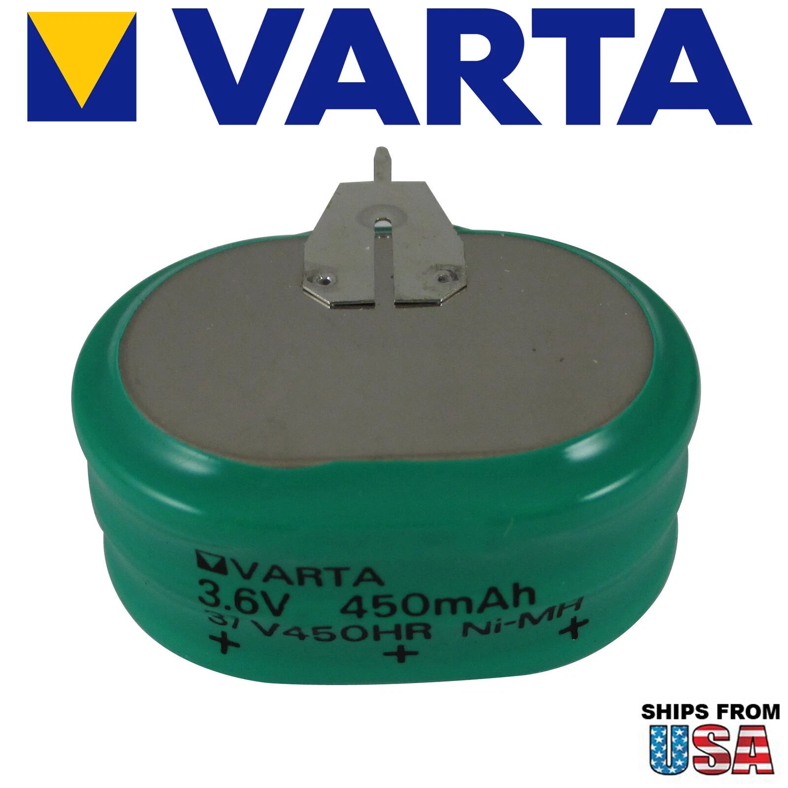 3.6V 450mAh 3 Pin 3/V450HR NiMH Battery 55945-303-059