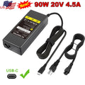 90W USB C Adapter Charger For Dell Latitude 5501 5510 5511 5520 5521 5530 5531