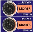 2 SONY CR2016 DL2016 CMOS Lithium 3V Watch Battery Exp 2024 Ships FREE from USA!