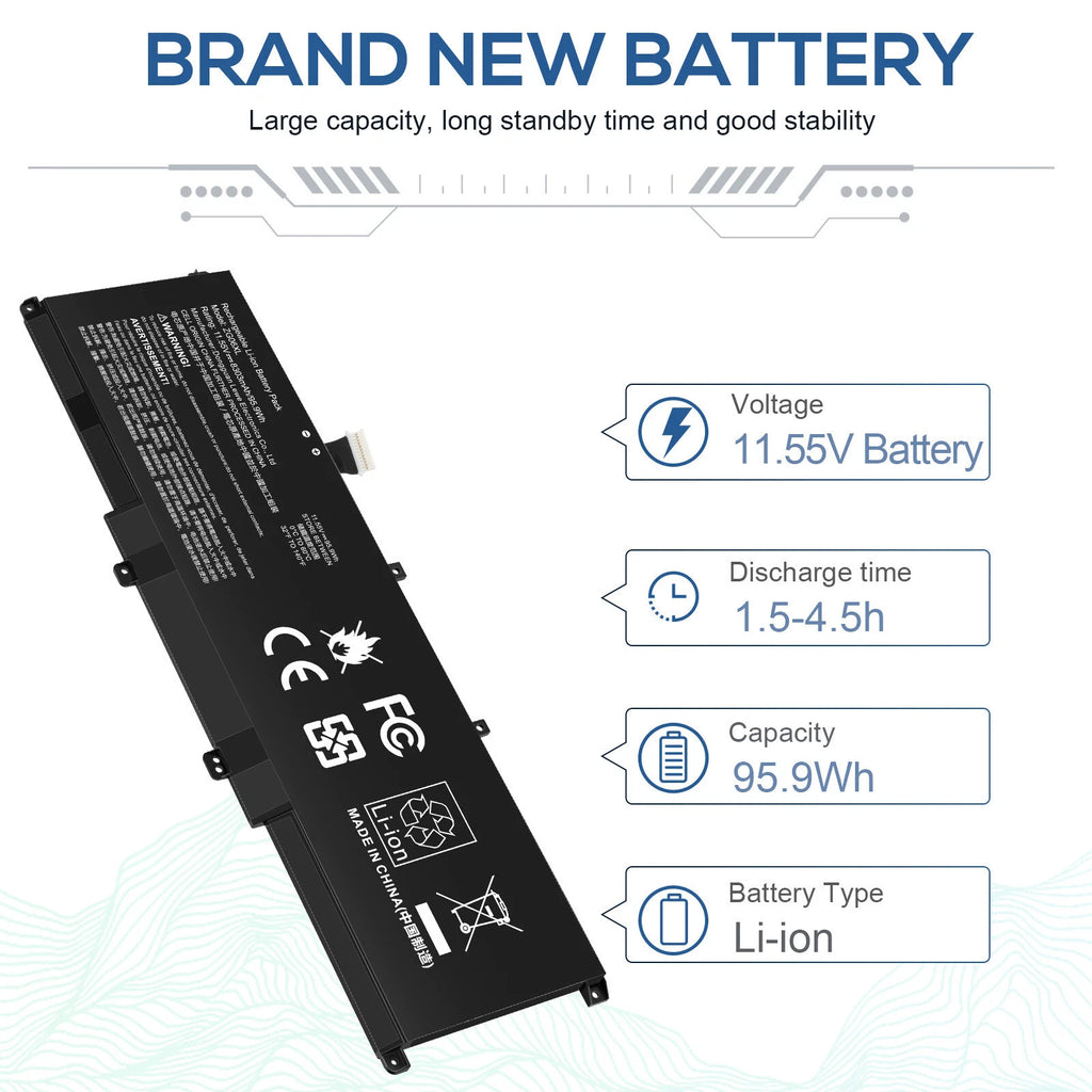 ZG06XL Battery For HP ZBook Studio X360 G5 Elitebook 1050 G1 Series HSTNN-IB8H