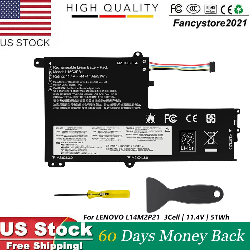 L15C3PB1 L14M2P21 Battery For Lenovo Ideapad 330S-14IKB 330S-14AST 330S-15ARR
