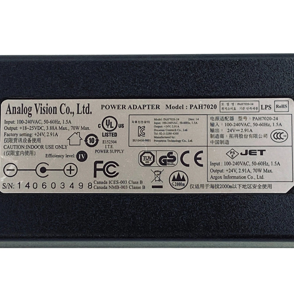 NEW Genuine Argox AC Adapter for Argox OS-214 Plus ScriptView Printer