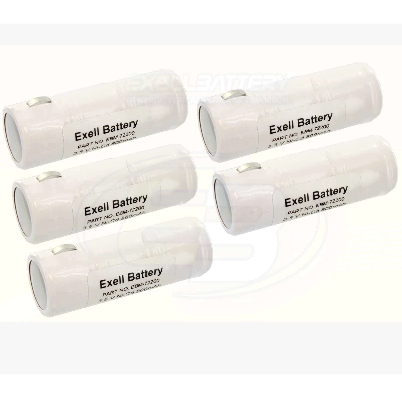 5x MED Battery For Otoscopes MEDIC LUX, Keeler 1919-P-5020, B10097,B11355