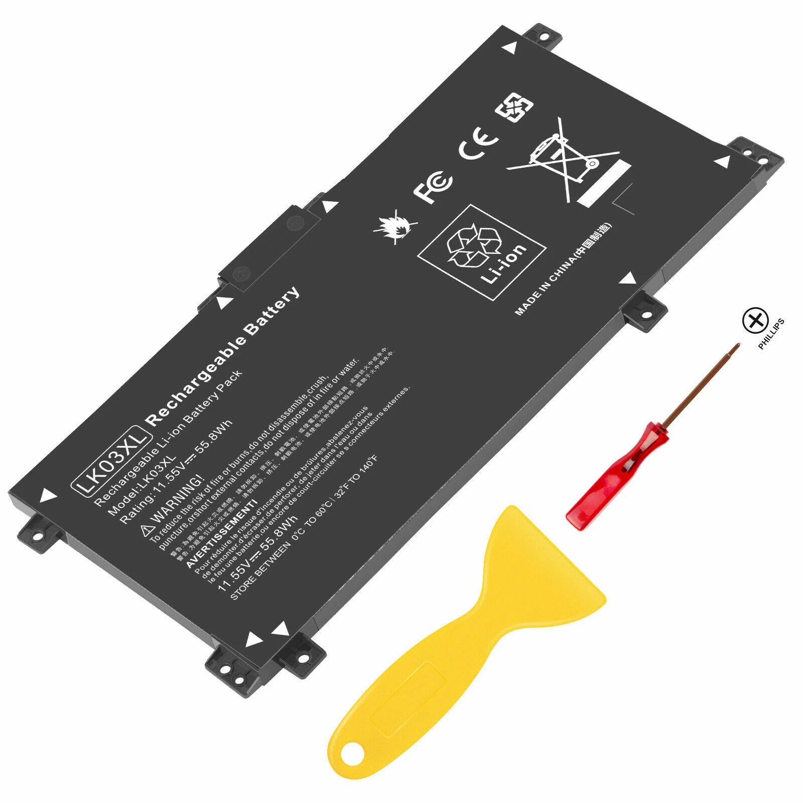 LK03XL Battery For HP ENVY X360 17-AE 17-CE 15-BP 15-BQ 916814-855 L09281-855