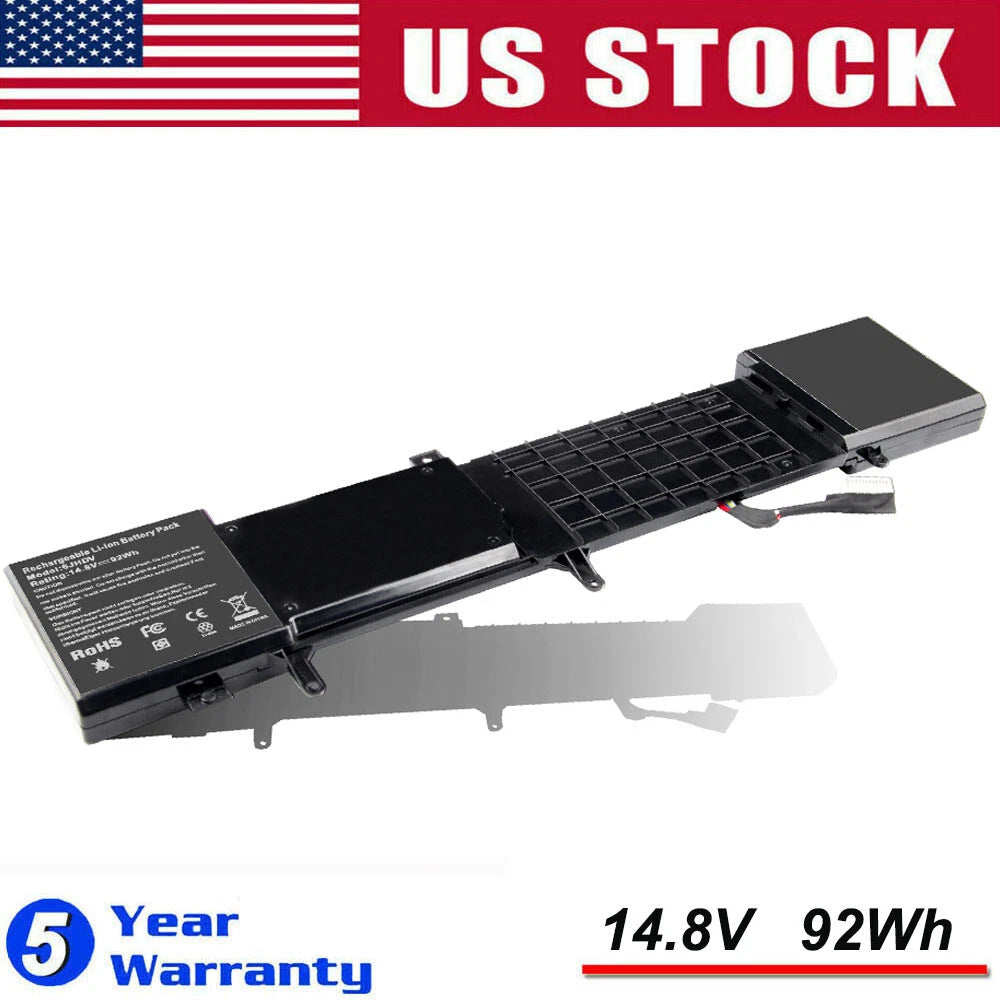 6JHDV Battery For Dell Alienware 17 R2 R3 14.8V 92Wh 8 Cell 17.3" YKWXX PC