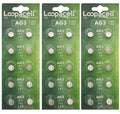 30 Pk AG3 LR41 392 392A SR736 LR736 Alkaline Button Cell Battery