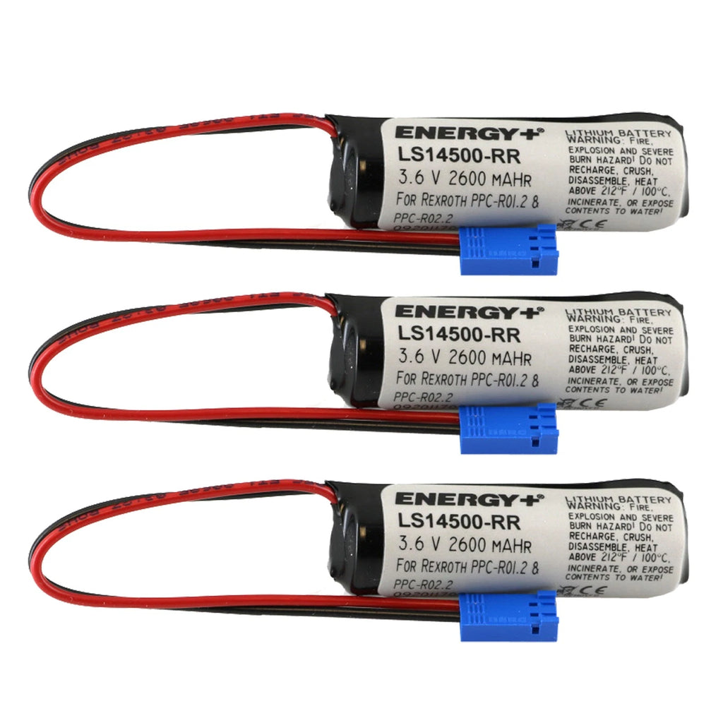 3x 3.6V 2600mAh LS14500-RR Li Battery fits SUP-E01-PCP-R PPC-R01.2 PPC-R02.2