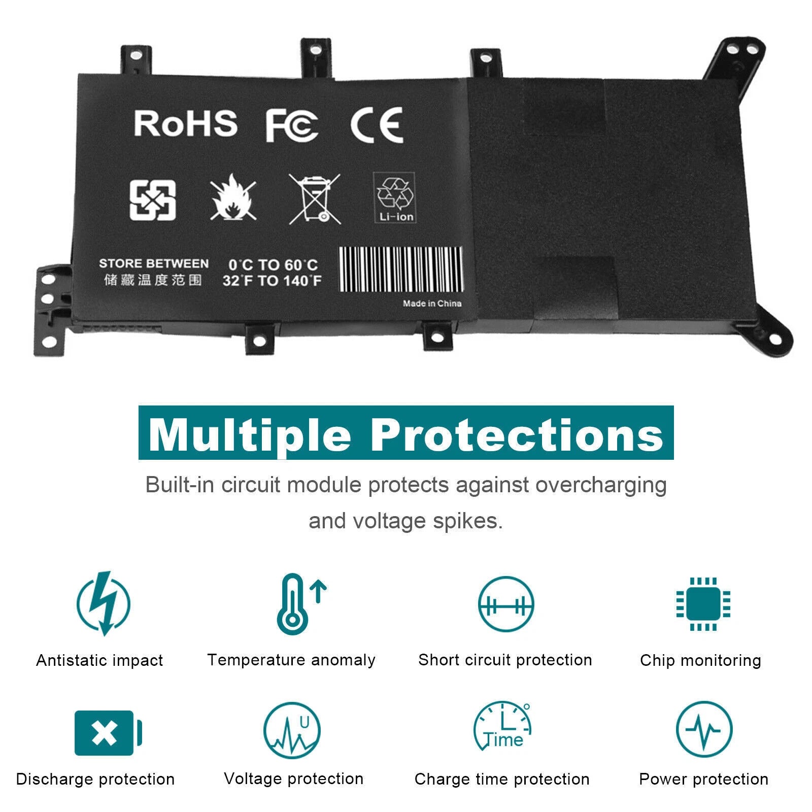 C21N1347 Battery For ASUS X555 X555LA X555LD A555L F554 F554L F555 F555L F555U