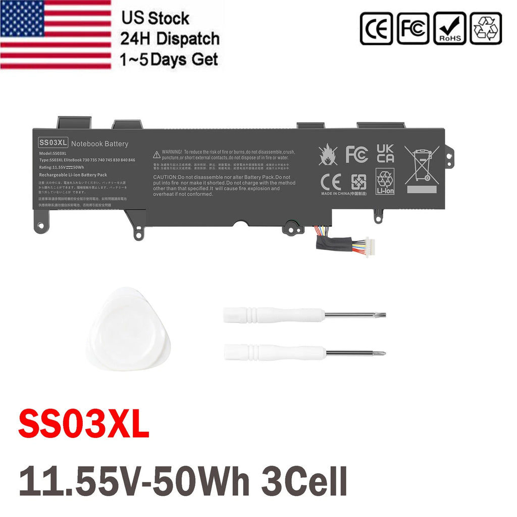 Battery for HP SS03XL EliteBook 735 G5/745 G5/830 G5/836 G5/840 G5 G6/846 G5 G6