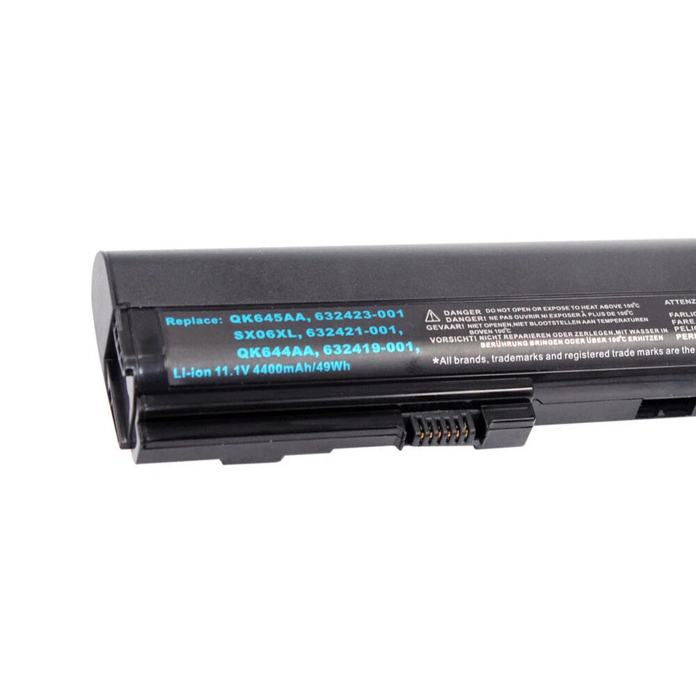 SX06 SX03 Battery for HP Elitebook 2560P 2570P SX06XL SX09 632421-001 632419-001