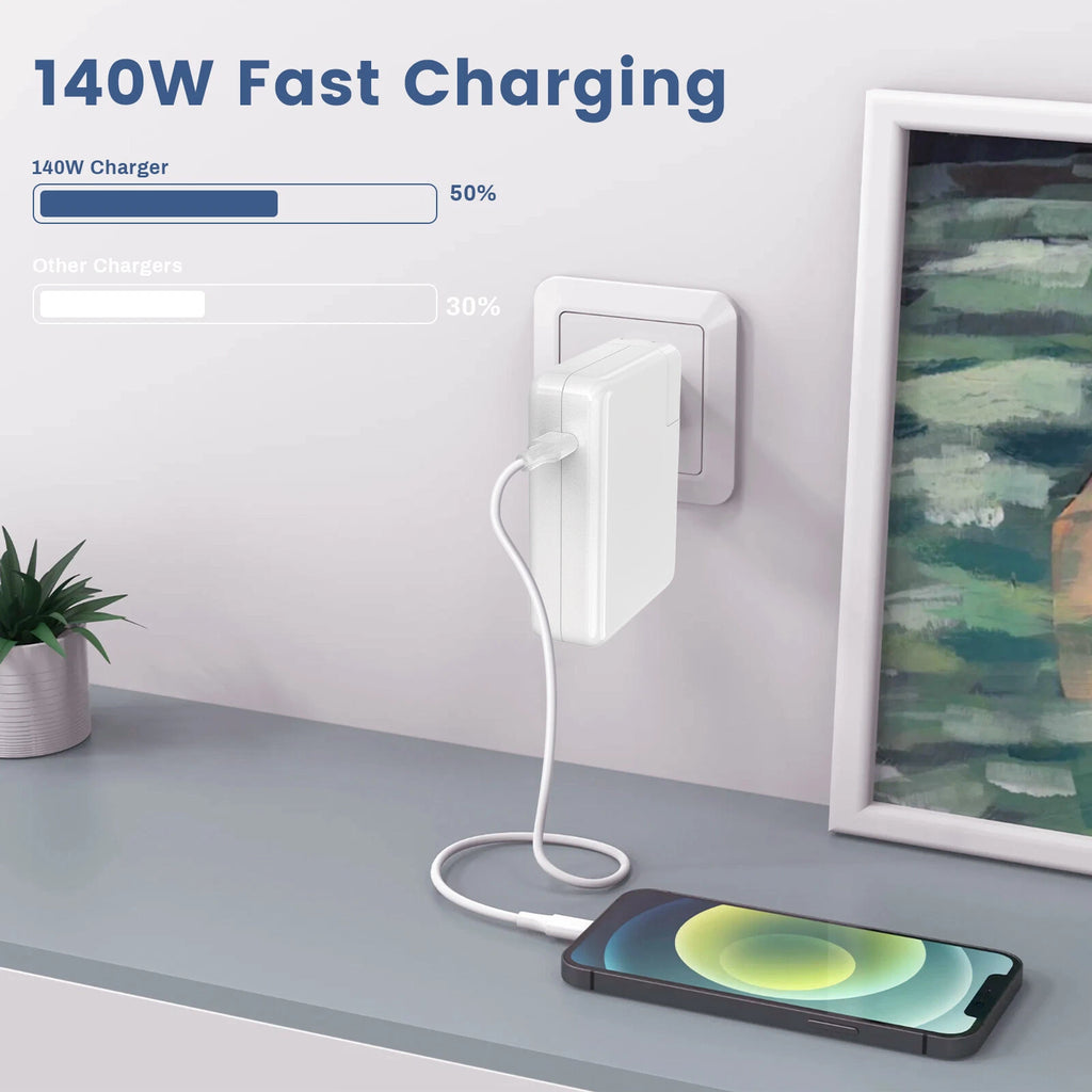 140W USB-C Charger for APPLE MacBook Pro 13" 14" 15" 16" 2019 2020 2021 2022