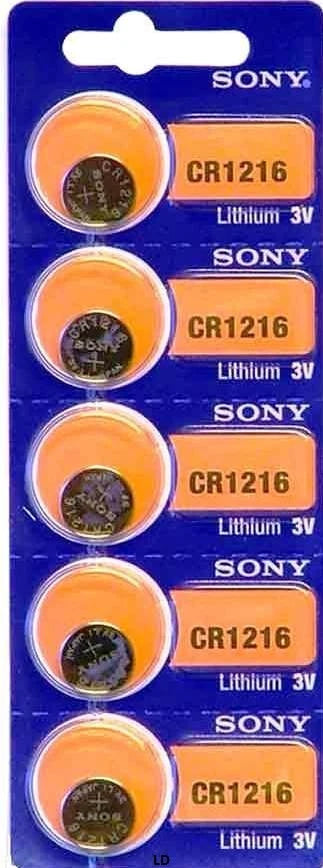 CR 1216 MURATA / SONY LITHIUM BATTERIES (10 piece) 3V Watch Authorized US Seller