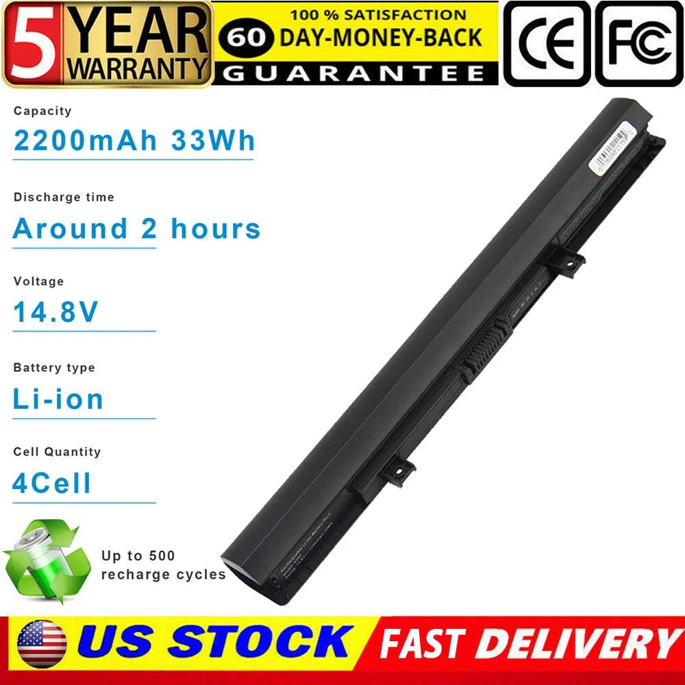 Battery For Toshiba Satellite C55-B5101 C55-C5241 C55-B5356 L55-B5294 L55-B5276
