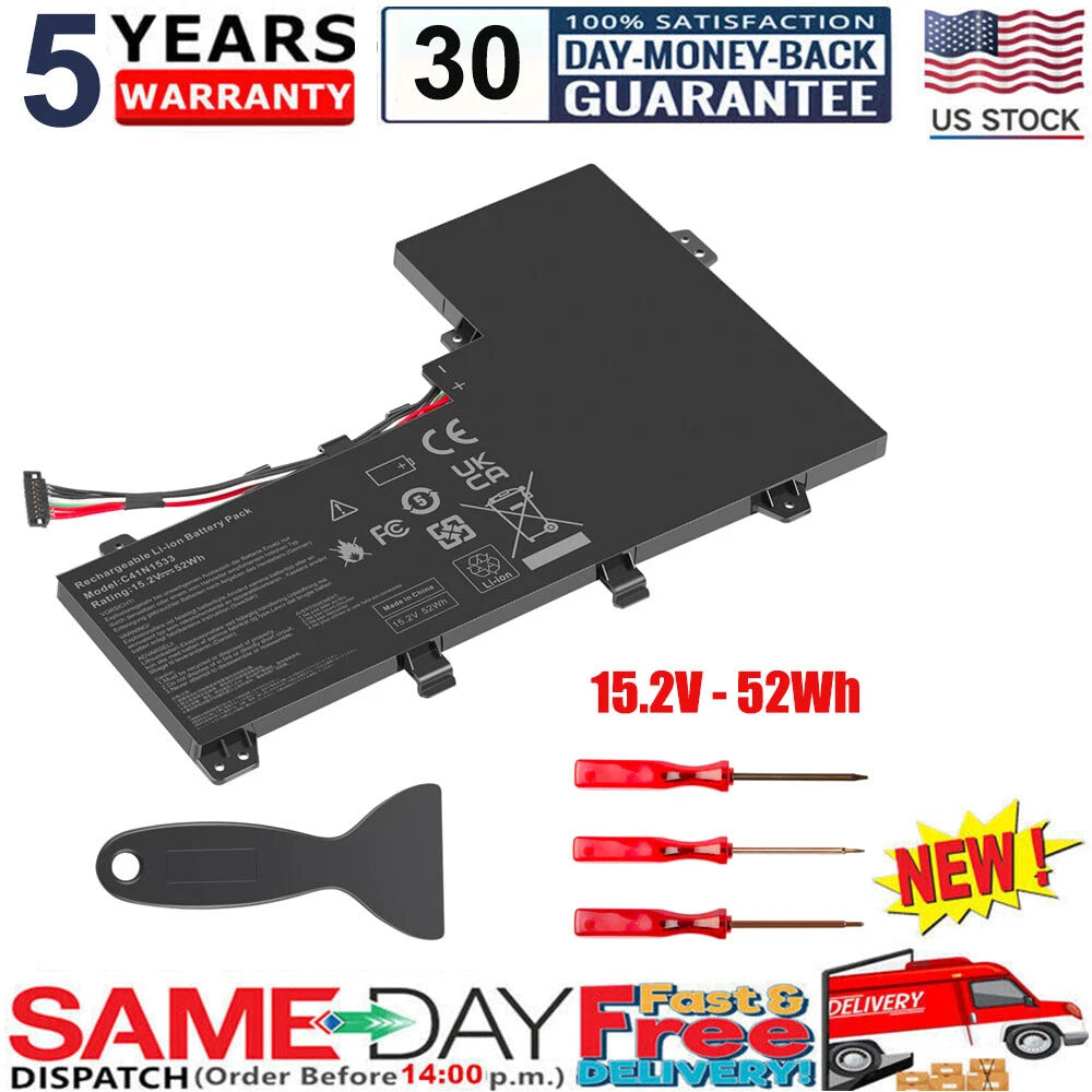 52Wh C41N1533 Battery for Asus ZenBook Flip UX560UQ UX560UX-FJ020R UX560UQK