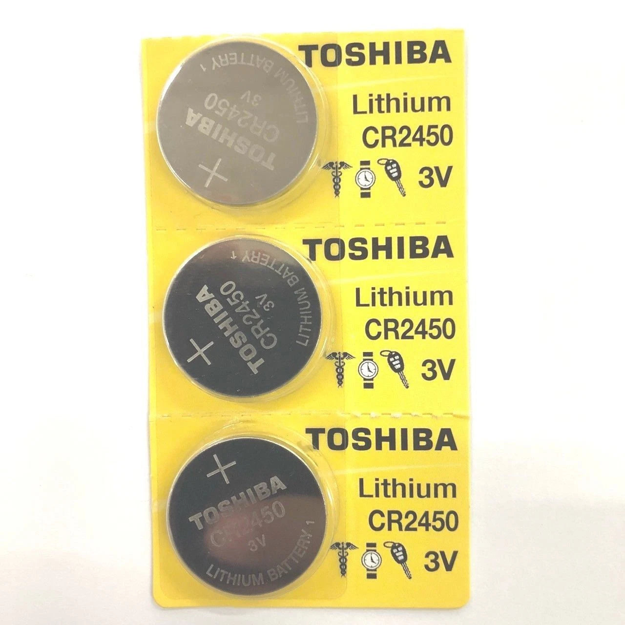 3 x New Original Toshiba CR2032 CR 2032 3V LITHIUM BATTERY BR2032 DL2032 Remote