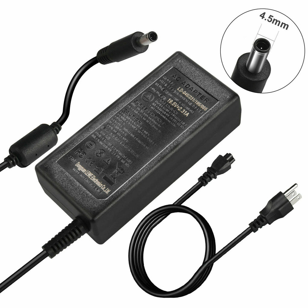 For Dell XPS 13 9350 9360 Laptop 45W P54G002 Charger AC Adapter Power Supply US