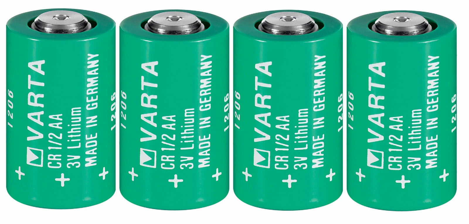Brand New "4" Varta CR1/2AA 3V Lithium Battery CR14250 LS14250, Made in Germany