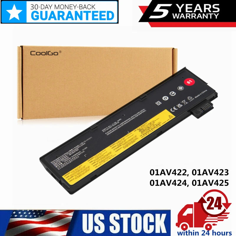 01AV424 01AV423 01AV491 Battery For Lenovo Thinkpad T470 T480 T570 T580 P51s 61