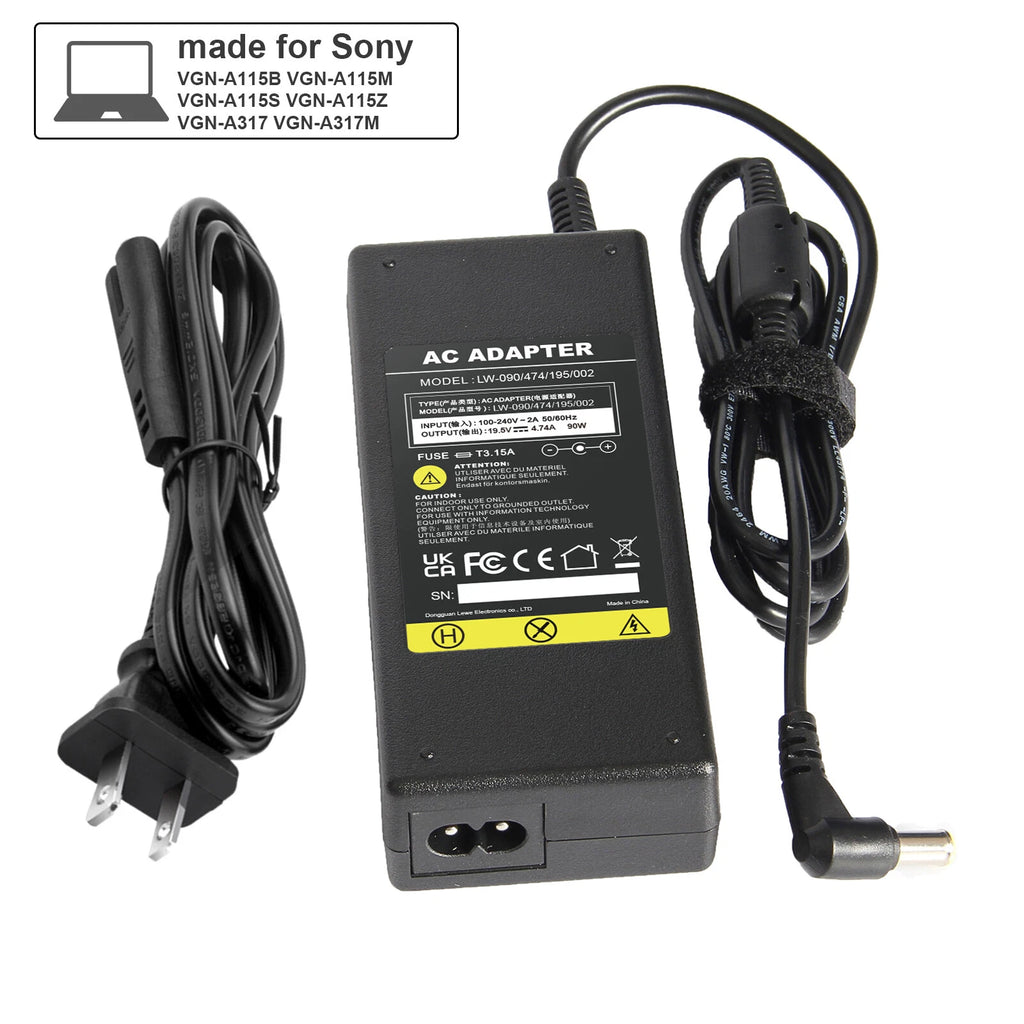 AC Adapter Charger Power Supply for SONY VAIO PCG-61315L PCG-61511L PCG-61611L