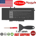 4GVMP Battery for Dell Latitude 5400 5500 Precision 3540 9JRYT C5GV2 68Wh