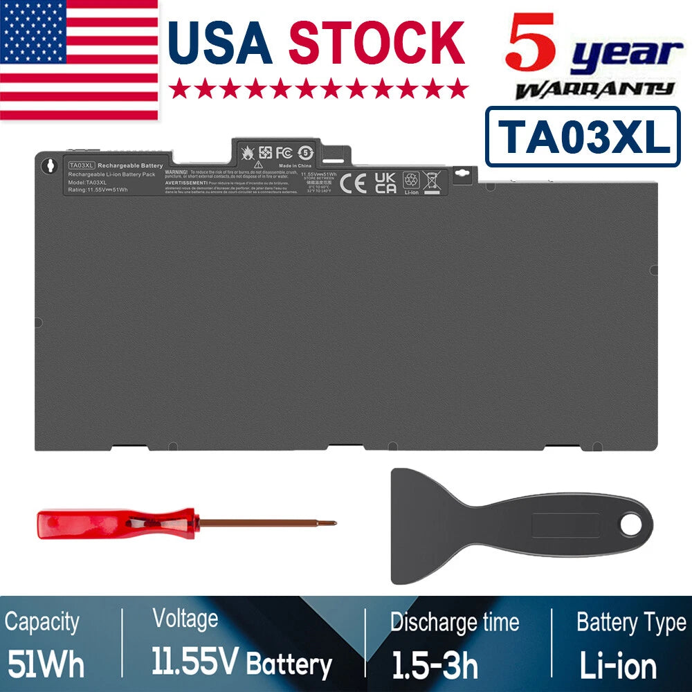 51Wh Battery For HP EliteBook 745 G3 755 G4 840 G2 854108-850 854047-271 TA03XL