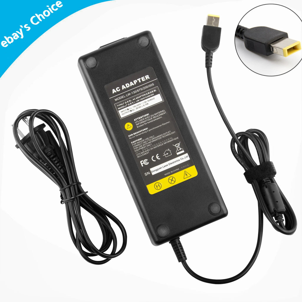135W AC Adapter Charger For Lenovo Legion Y50 Y520 Y530 Y700-14 Y7000P Y50-70 US