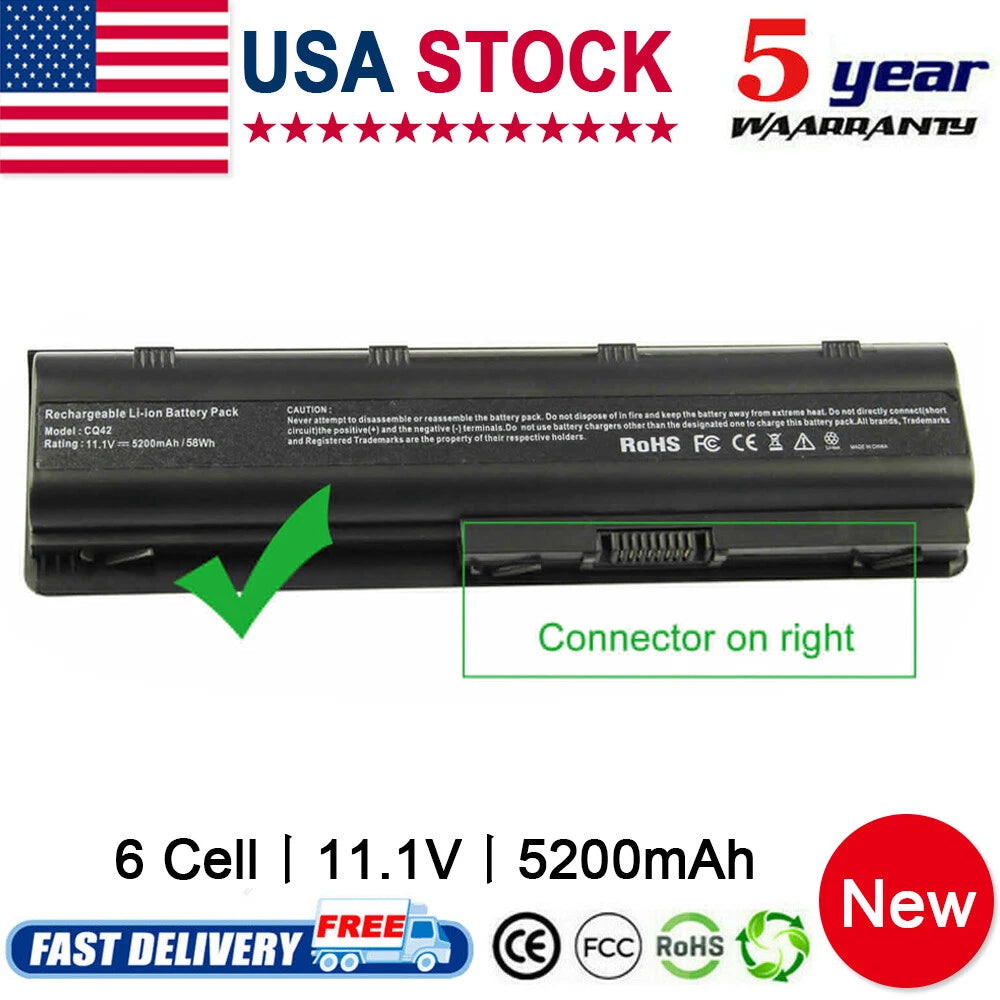 Battery for HP 2000-320CA 2000-2b19WM CQ56-134SF CQ43-103TU CQ56-148CA G42-398TX