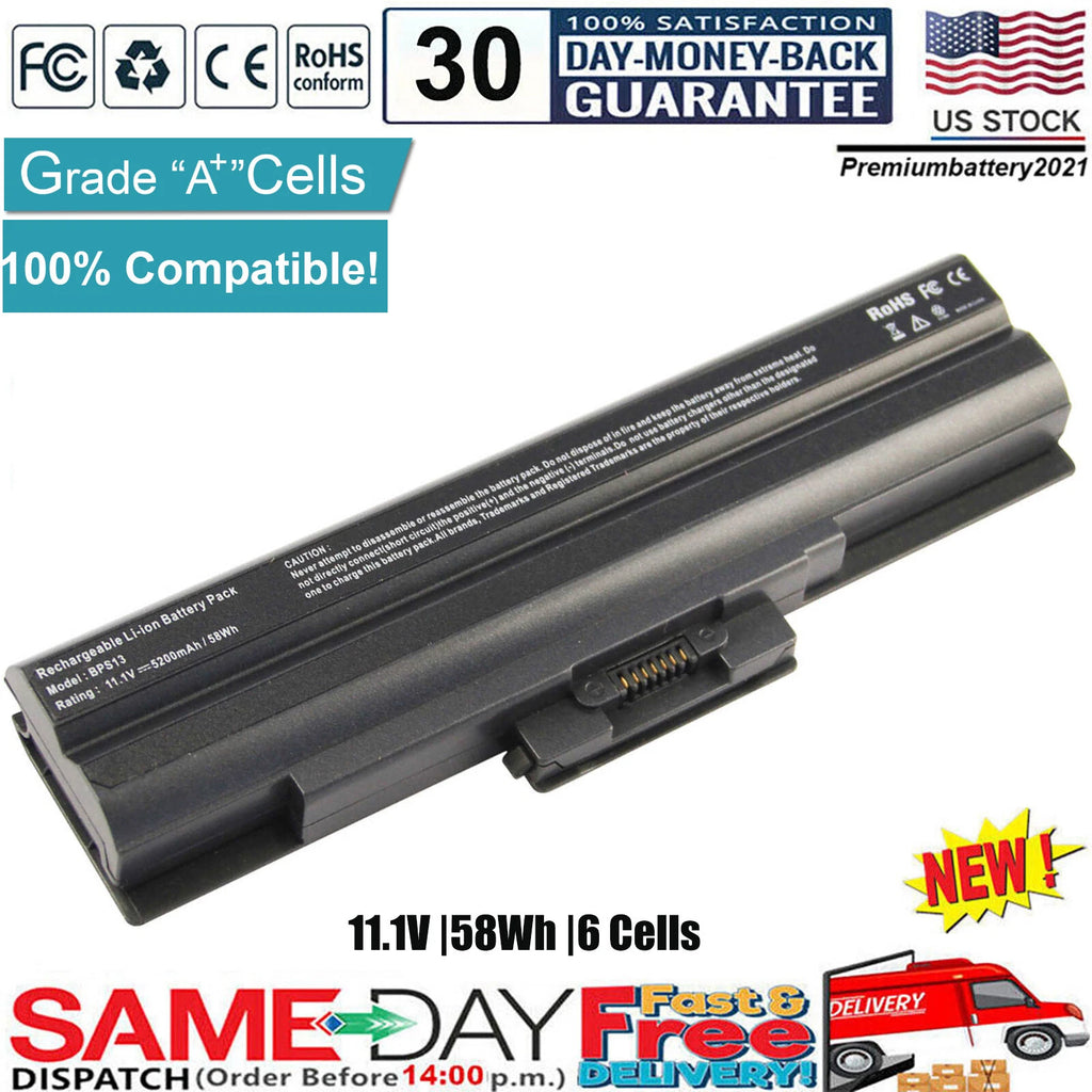 Battery for Sony PCG-7171L, PCG-7172L, PCG-7173L, PCG-7174L, PCG-7184L PCG-7185L