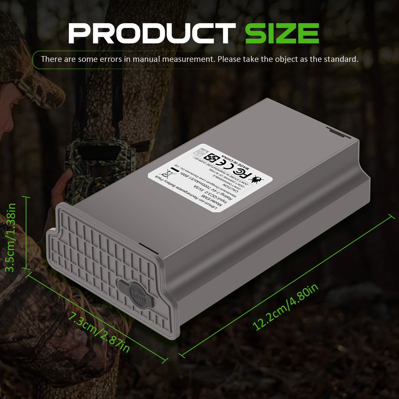 ??Lipo Lithium Battery Pack For TACTACAM Reveal X Gen 3.0, 2.0, X, X Pro 7000mAh