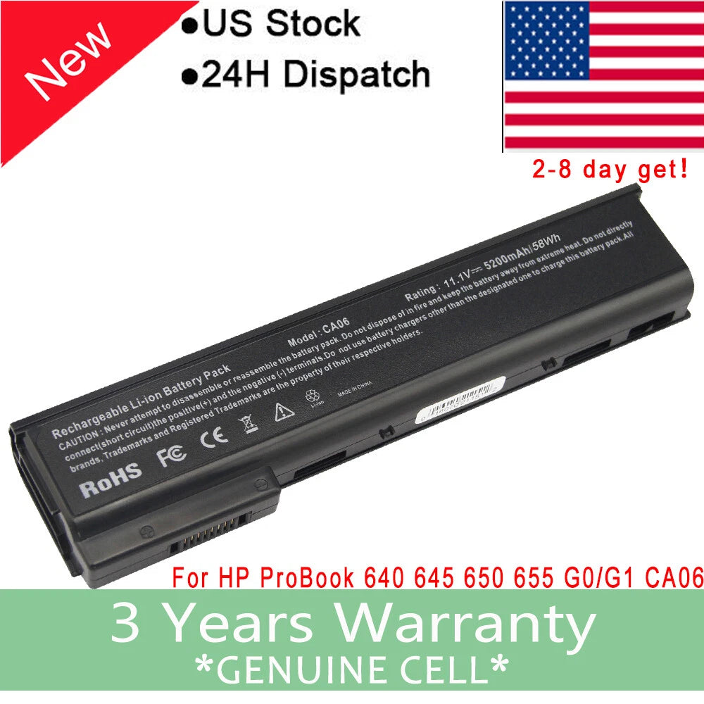 Battery For HP ProBook 640 640 G1 G0 645 G1 650 G1 P/N HSTNN-DB4Y CA06XL CA06