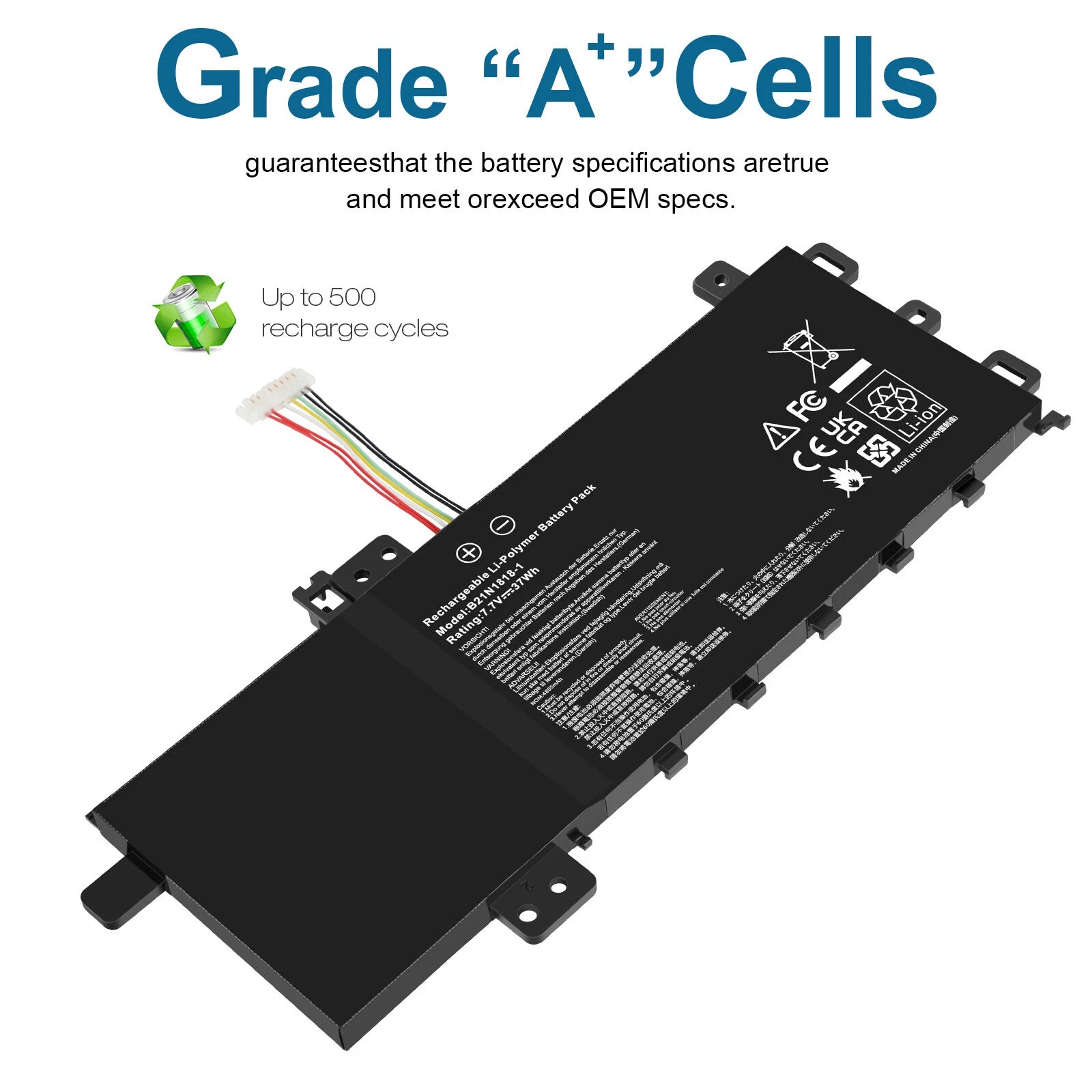 37Wh C21N1818-1 Battery for ASUS VivoBook 15 F512FA F512DA F512JA X512DA X512JA