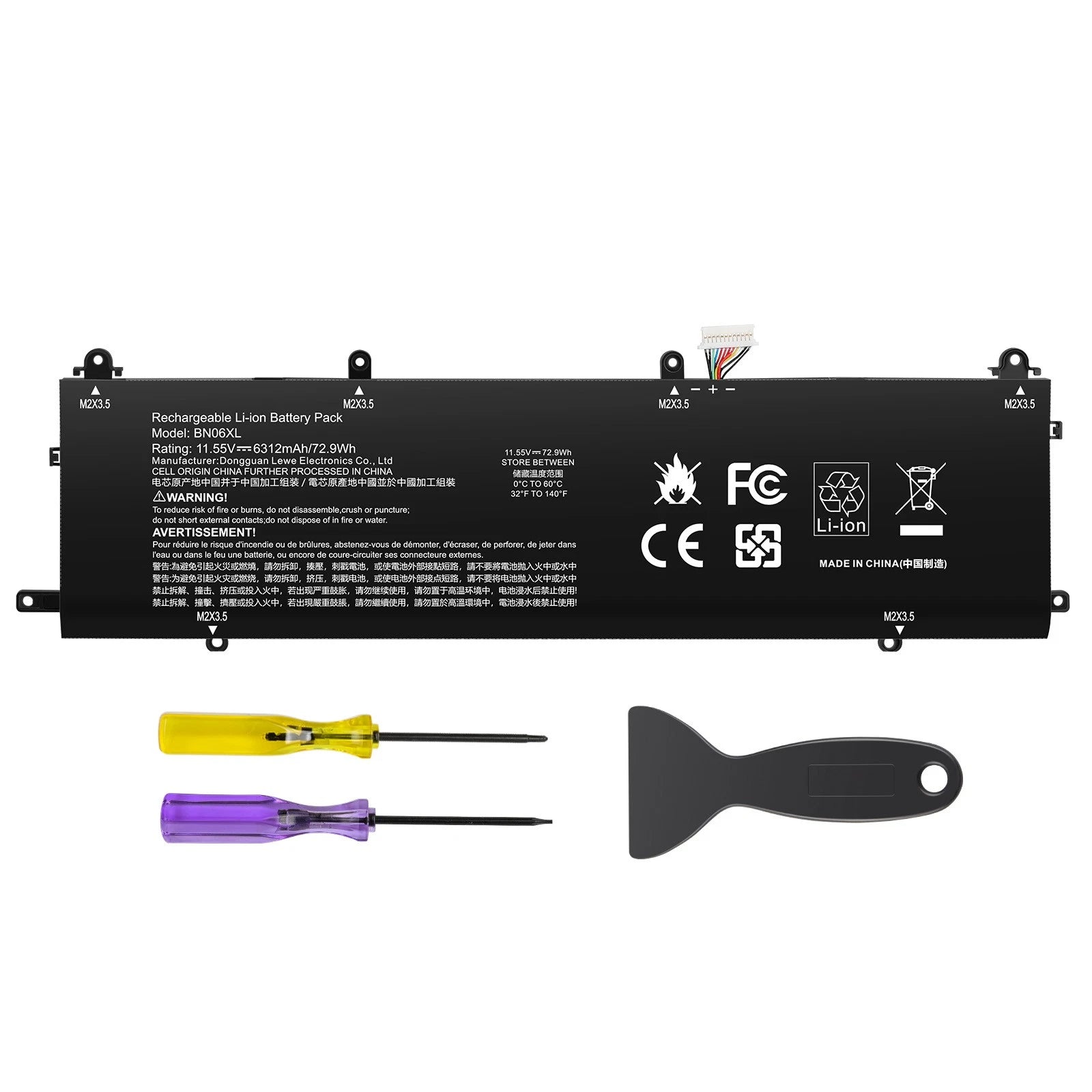 New BN06XL BN06072XL Battery For HP Spectre X360 Convertible 15-EB Series 72.9Wh