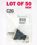 Lot of 50 New C2G DVI-D Link Female to HDMI Male Adapter for LCD Monitor PC
