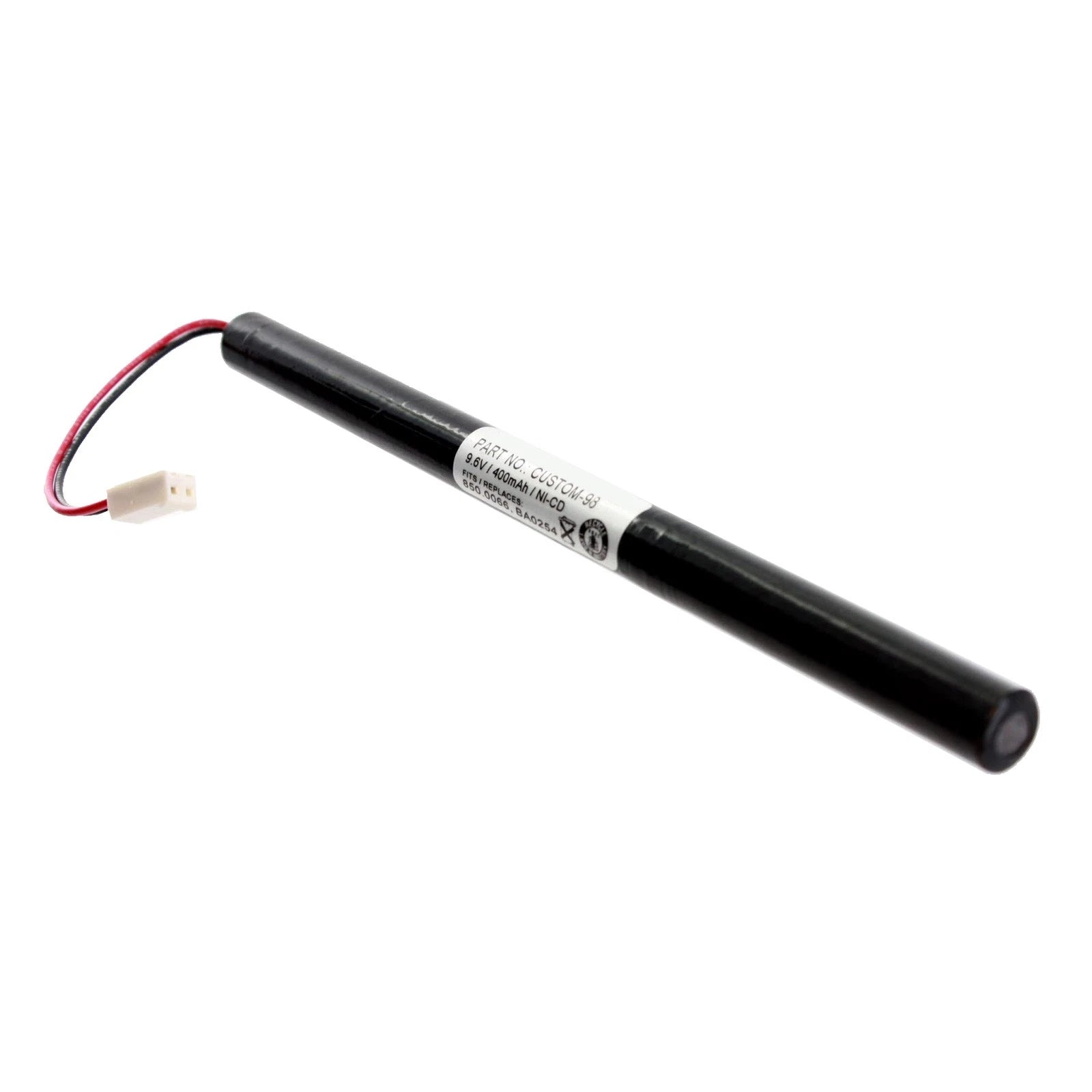 9.6V Emergency Lighting Battery Compatible with Saft BA0254 ANIC1334