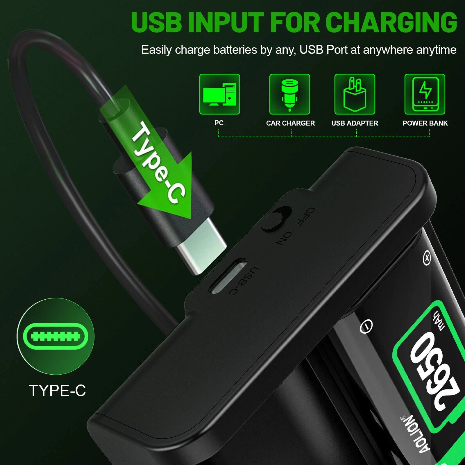 For XBOX ONE Controller Play Dual Charging Dock + 2x Rechargeable Battery Pack