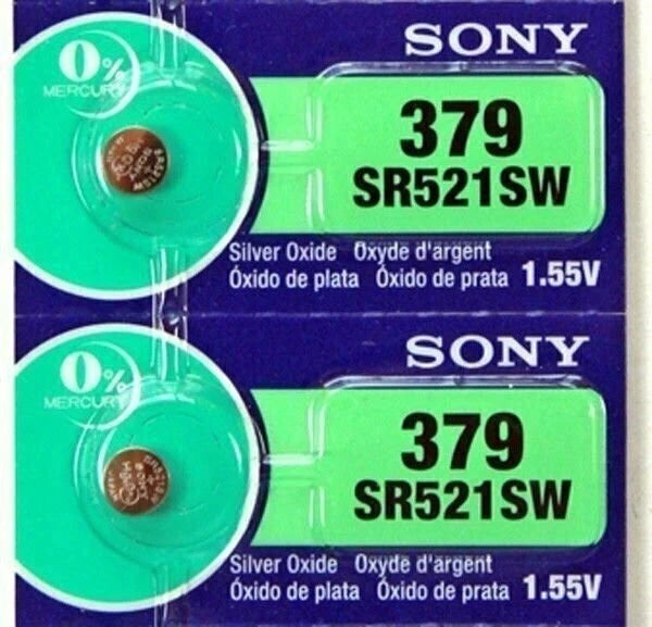 SONY 379 SR521SW (5 piece) 379 BATTERY NEW SEALED Authorize Seller EXP 02-2023