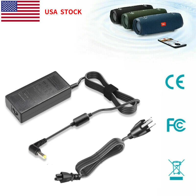 For JBL Xtreme 2/Plus & FUGOO XL Bluetooth Speaker Charger Power Supply Adapter