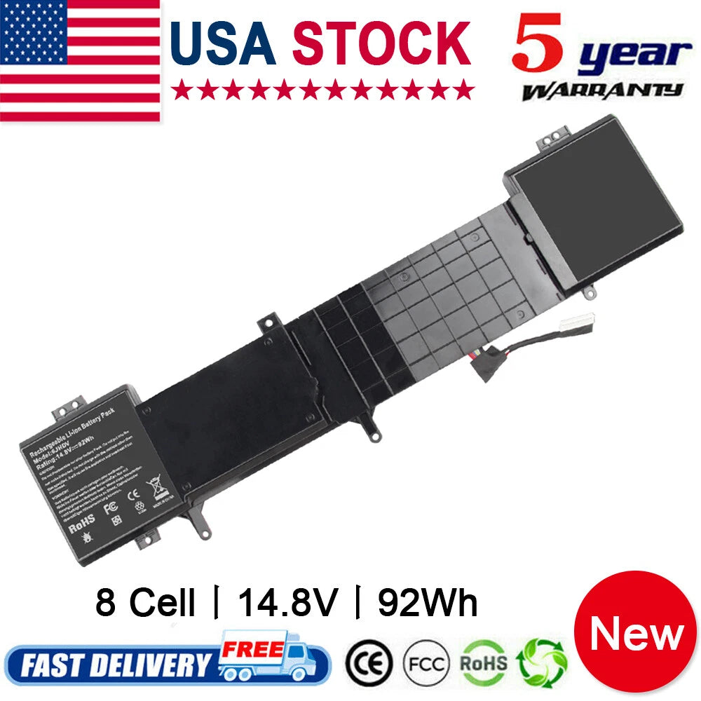 For Dell Alienware 17 R3 17.3" Laptop Battery 14.8V 92Wh 6JHDV ALW17ED ALW17ER