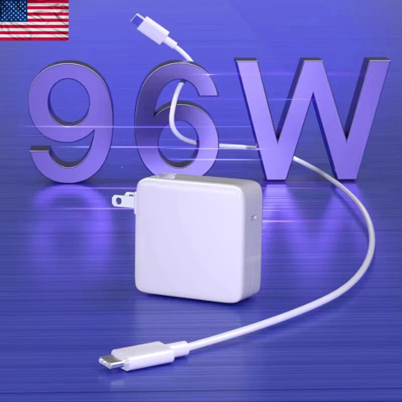 96W USB C Charger Power Adapter for MacBook Pro 16, 15, 13 inch 2020/2019/2018