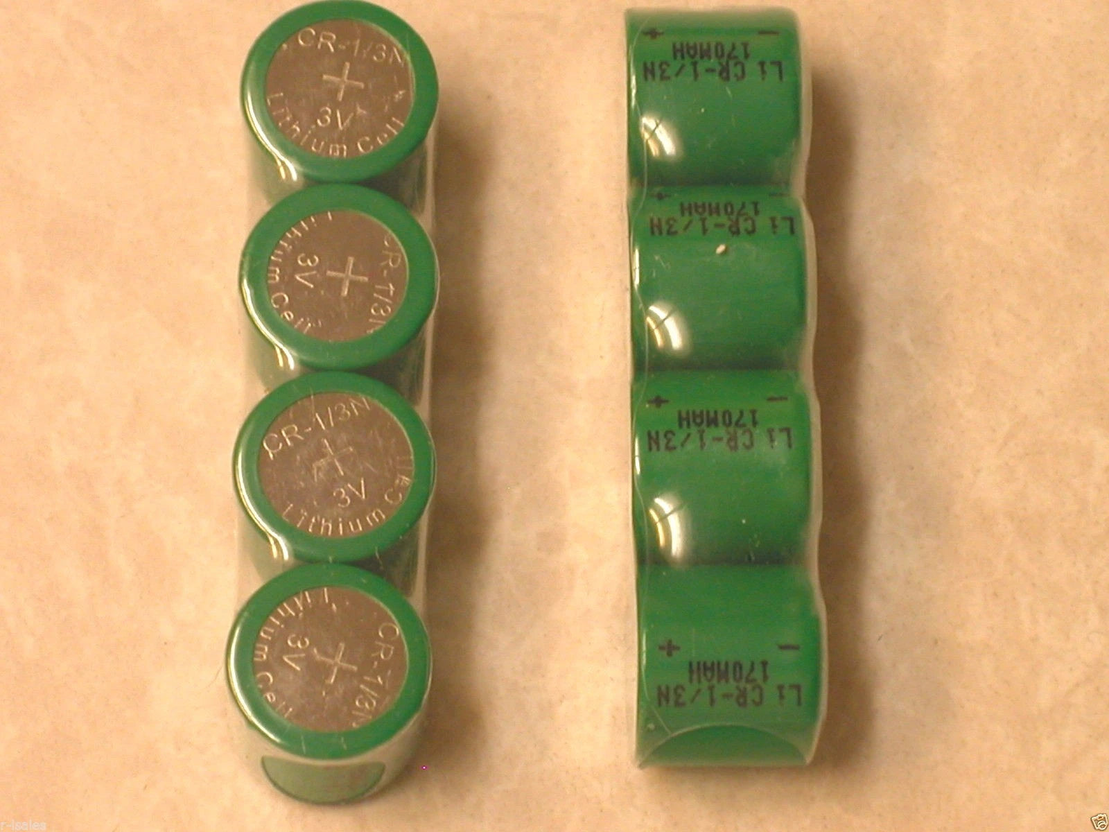 4 pk Eunicell CR1/3N 5008LC DL1/3N K58L 2L76 1/3N LITHIUM BATTERY DOG COLLAR