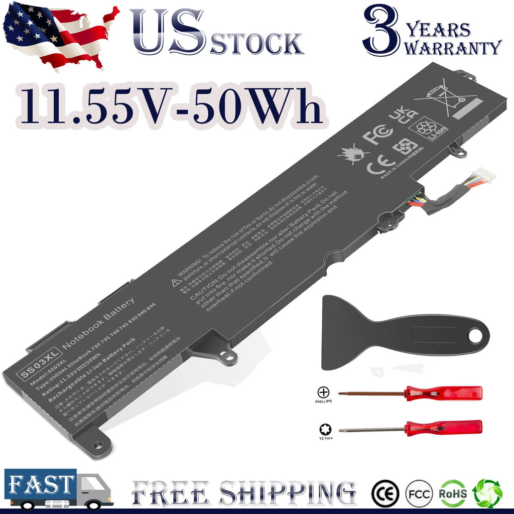 Battery For HP EliteBook 735 745 830 836 840 846 G5 SS03XL 933321-855 932823-421