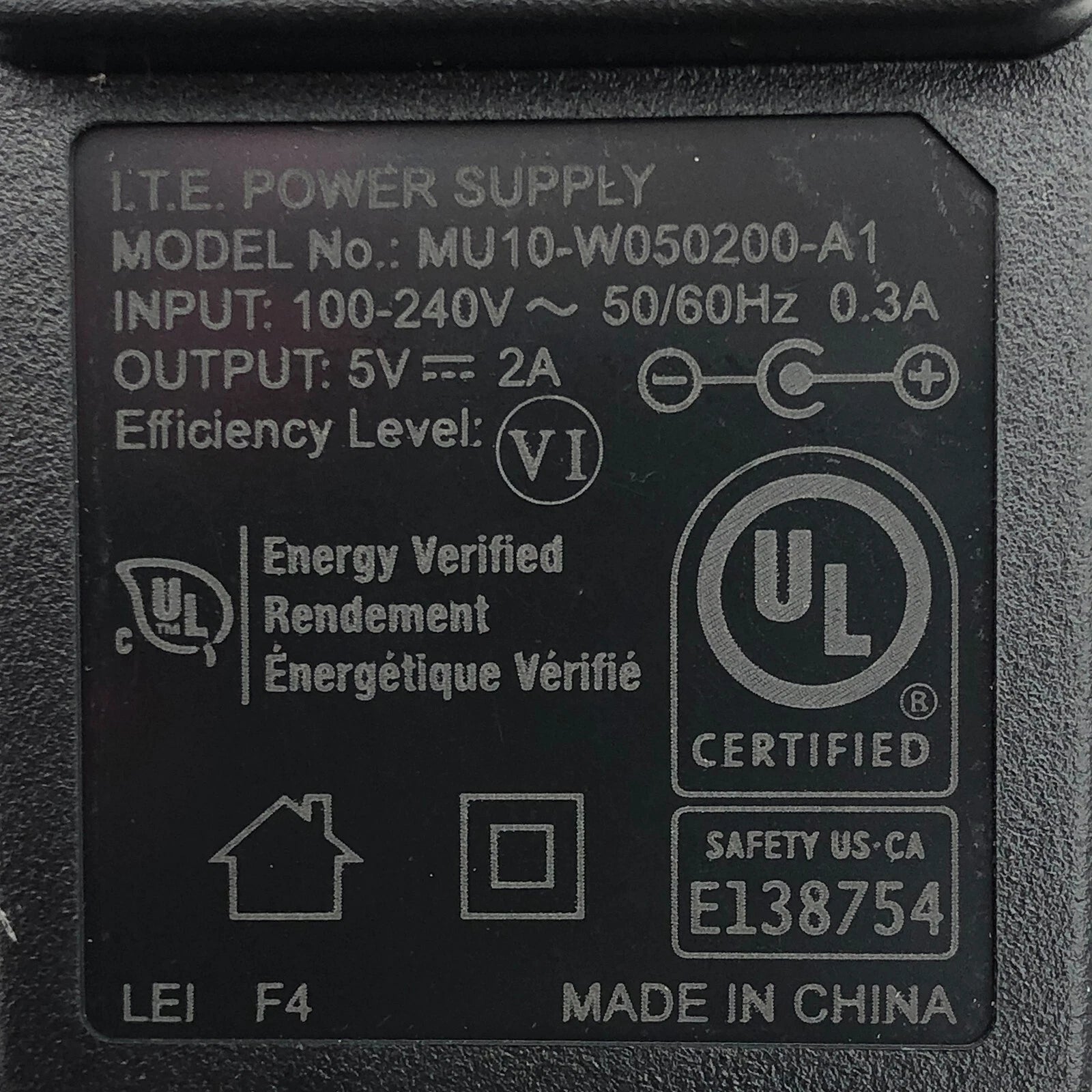 NEW Genuine LEI MU10-W050200-A1 AC Adapter 10W Power Supply 5V 2A