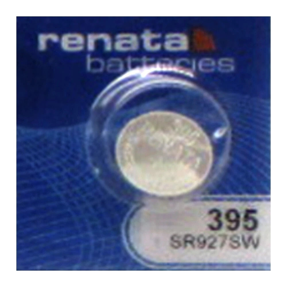 Renata 395 (SR927SW) Coin Cell Silver Oxide Batteries 2 Pcs