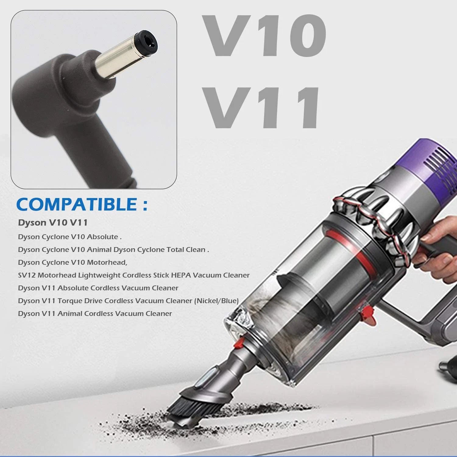 For Dyson V10 V11 SV12 Cyclone Animal Power Supply Adapter Charger 217160-02