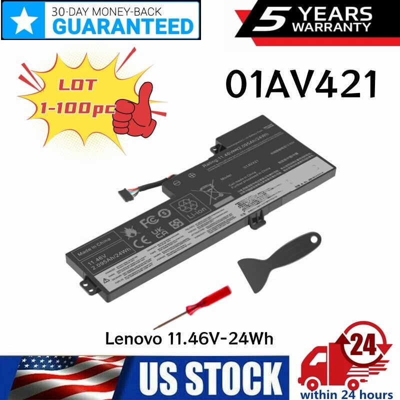 LOT Battery 01AV421 For Lenovo ThinkPad T460 T470 T480 T570 A475 01AV419 01AV420