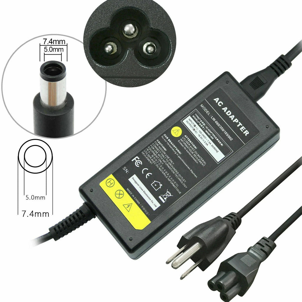 65W AC Adapter Charger for HP EliteBook 2530p 2760p 6930p 8530p 8460w 8470p 8710
