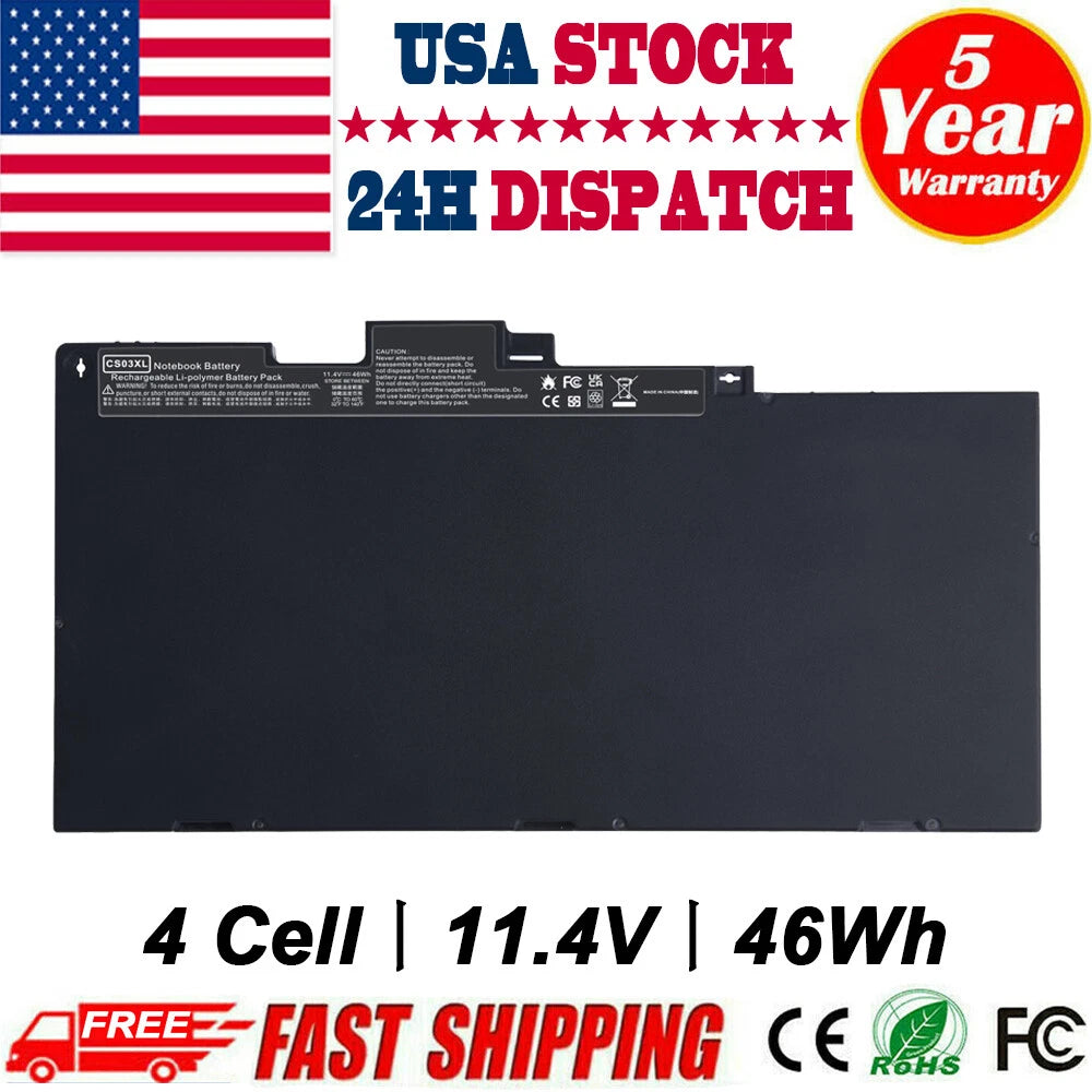 Battery For HP EliteBook 745 755 840 850 G3 G4 800231-141 854108-850 T7B32AA