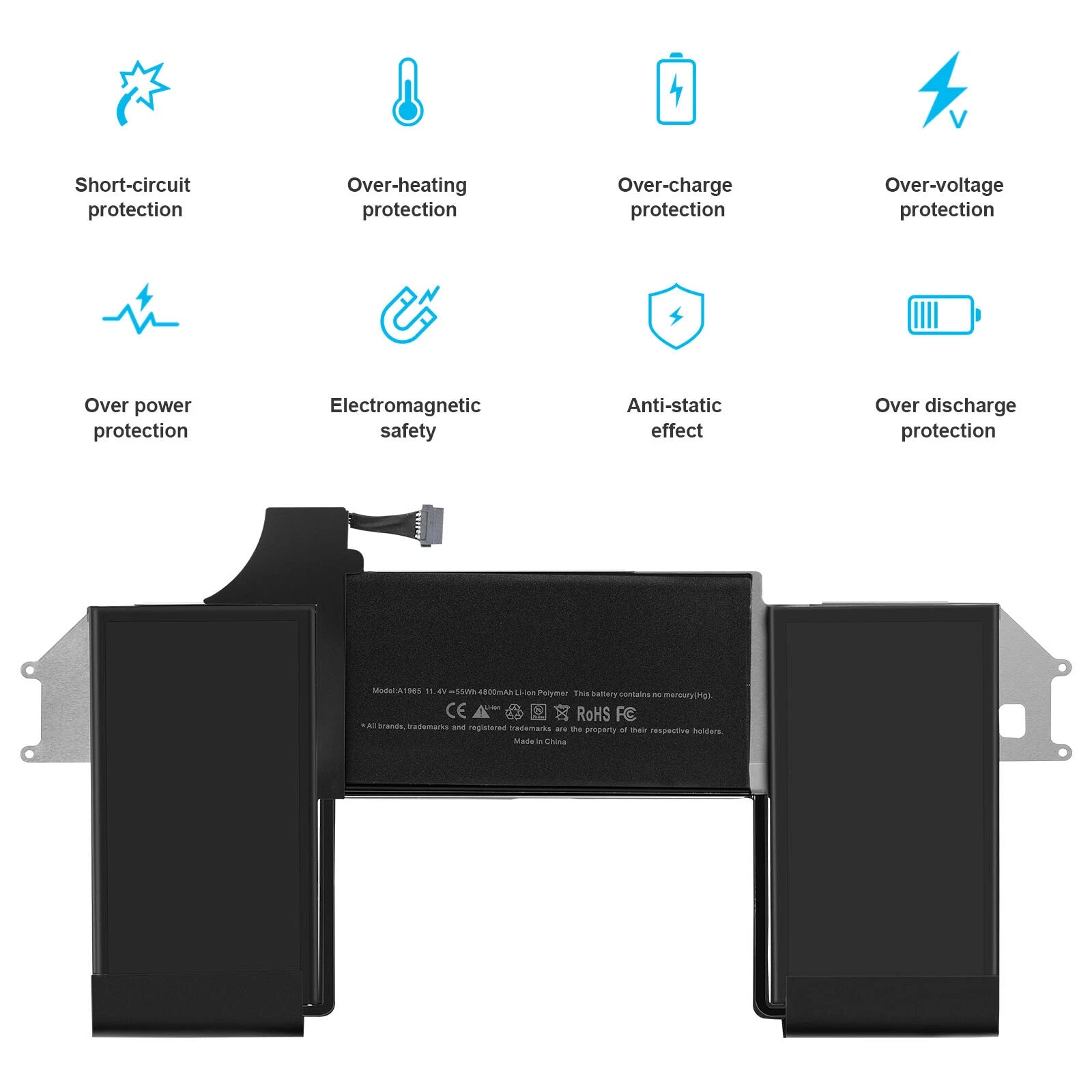 A1965 Battery For Apple A1932 A2179 MacBook Air 13 inch 2018 2019 2020 Version